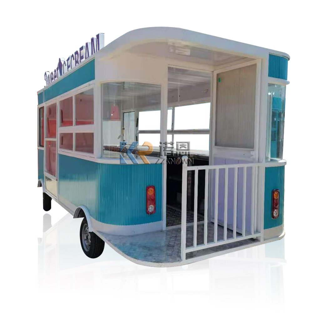 In Stock 5M Mobile Food Truck  - Commercial Kitchen Trailer incelemesi ve fiyatı