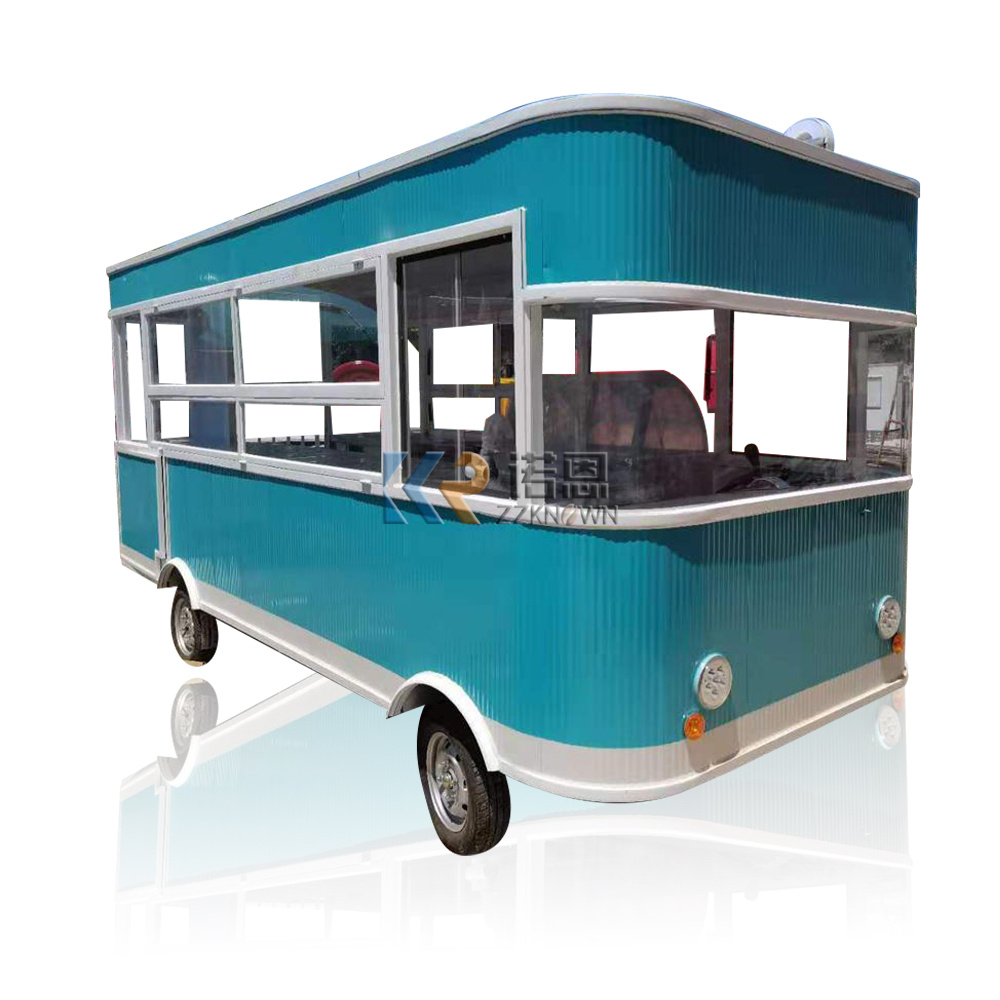 In Stock 5M Mobile Food Truck  - Commercial Kitchen Trailer incelemesi ve fiyatı