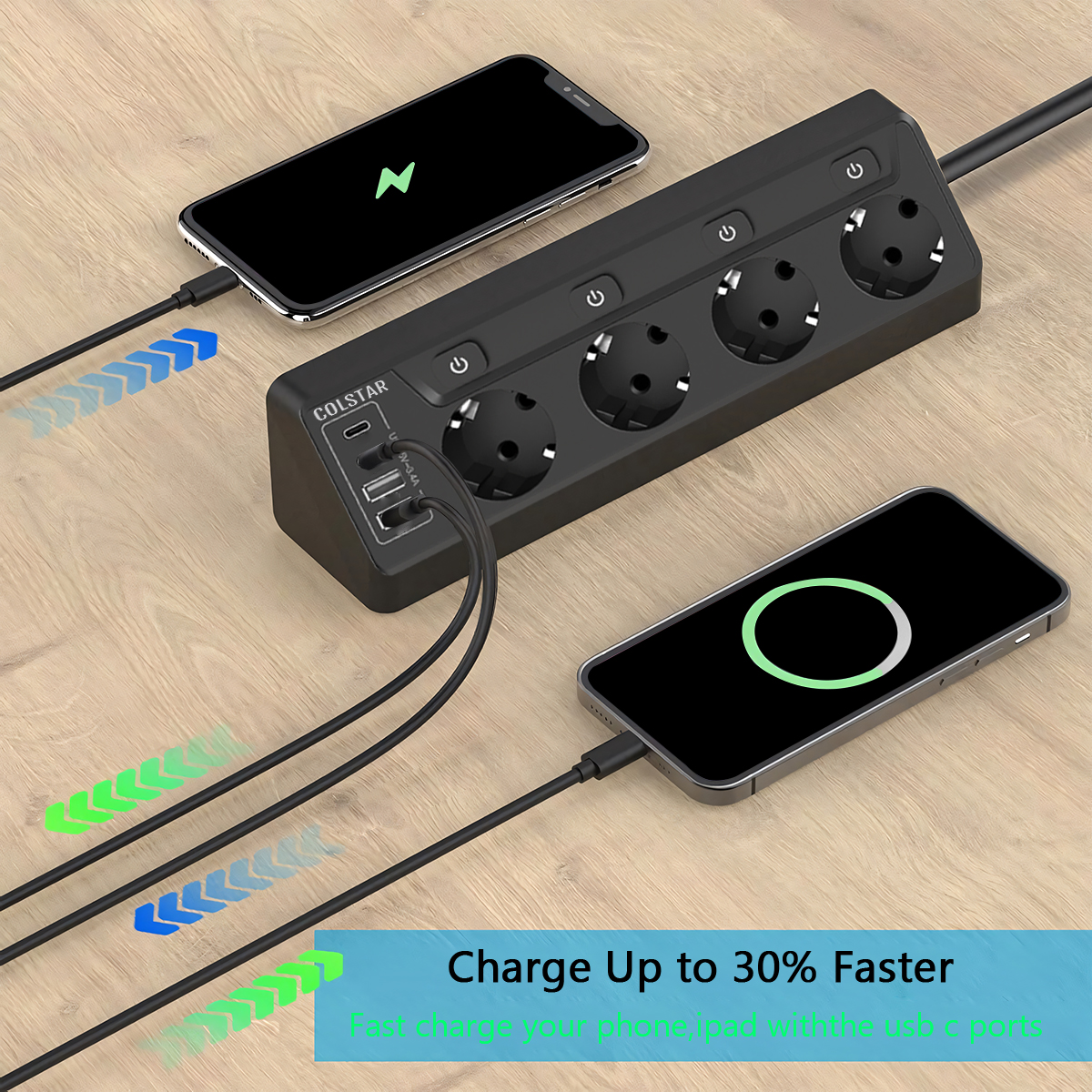 Power Strip Multi Plug 4 Socke - Commercial Kitchen In Residential Home incelemesi ve fiyatı