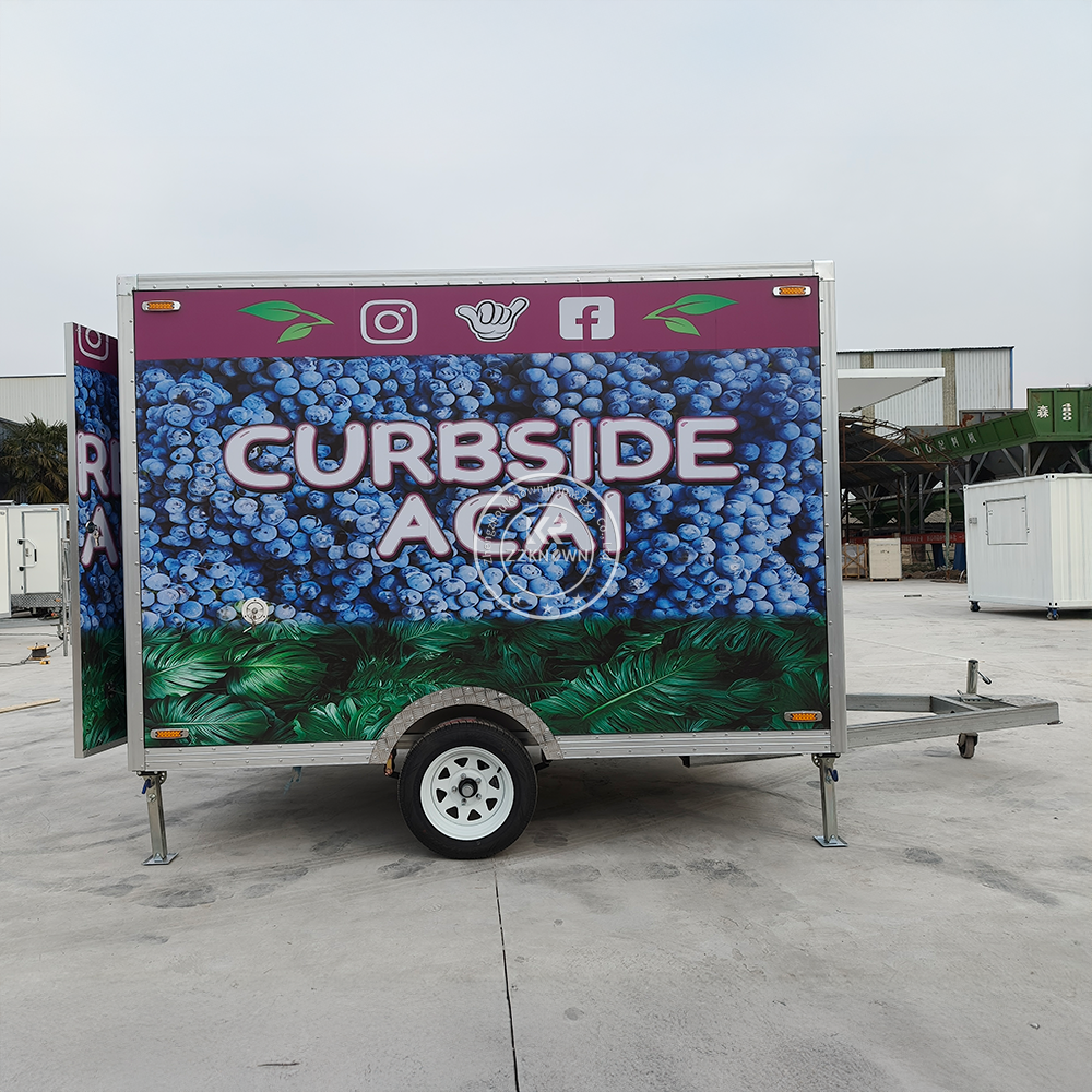 Mobile Food Cart Burger BBQ Co - Commercial Kitchen Trailer incelemesi ve fiyatı