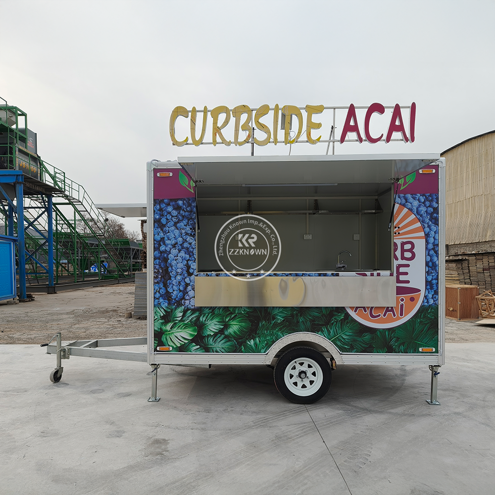Mobile Food Cart Burger BBQ Co - Commercial Kitchen Trailer incelemesi ve fiyatı