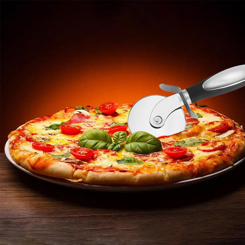 Stainless Steel Pizza Cutter W - Commercial Kitchen Use incelemesi ve fiyatı