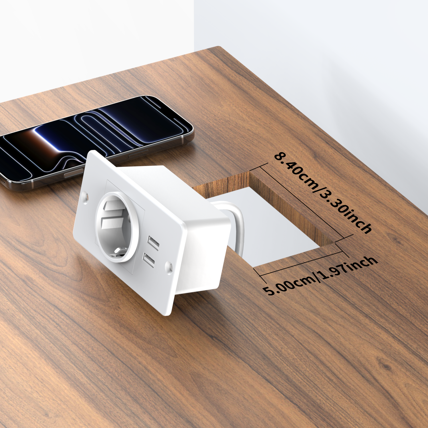EU Embedded Power Strip with 2 - Commercial Kitchen In Residential Home incelemesi ve fiyatı