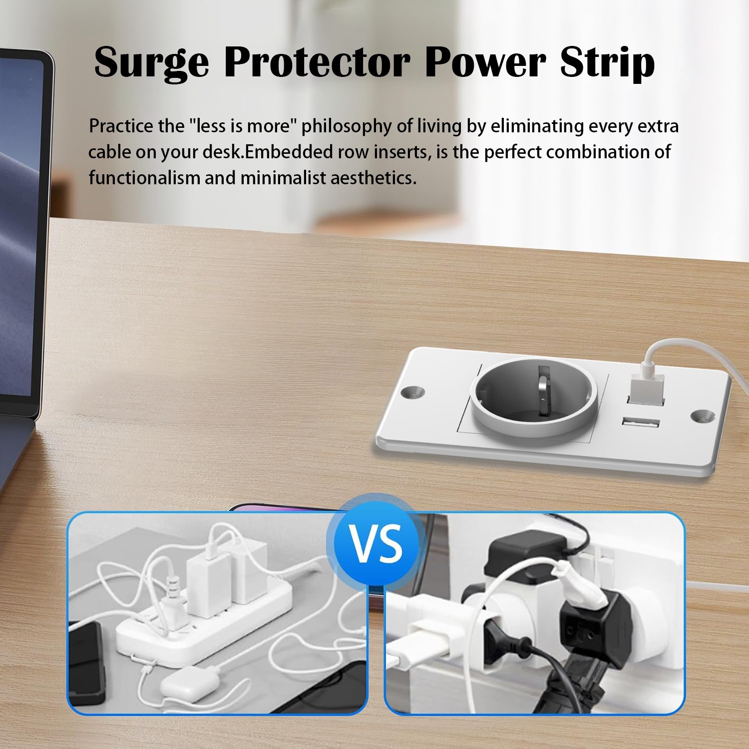 EU Embedded Power Strip with 2 - Commercial Kitchen In Residential Home incelemesi ve fiyatı