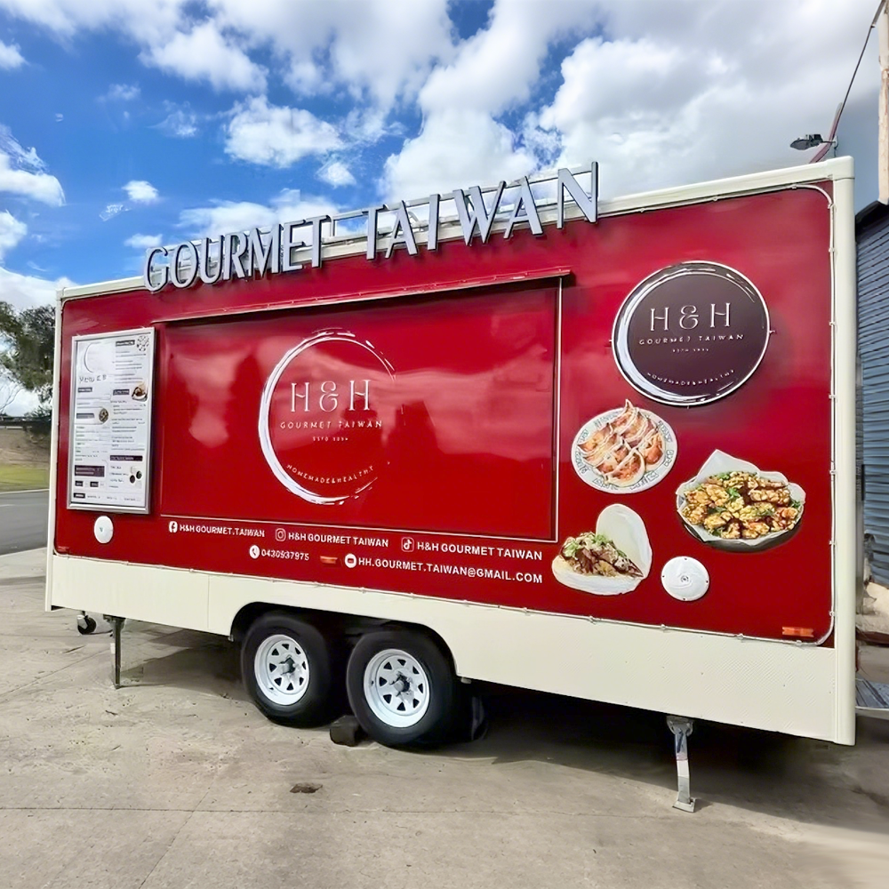 Container Bbq Restaurant Bar F - Commercial Kitchen Trailer incelemesi ve fiyatı