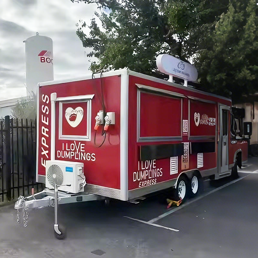 Container Bbq Restaurant Bar F - Commercial Kitchen Trailer incelemesi ve fiyatı