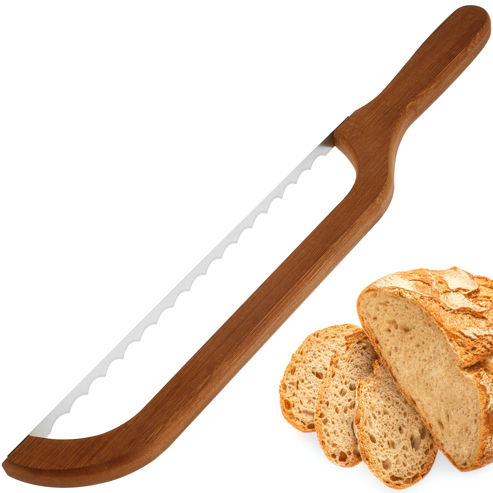 Bread Bow Cutter Serrated Bage - Commercial Bread Slicer incelemesi ve fiyatı