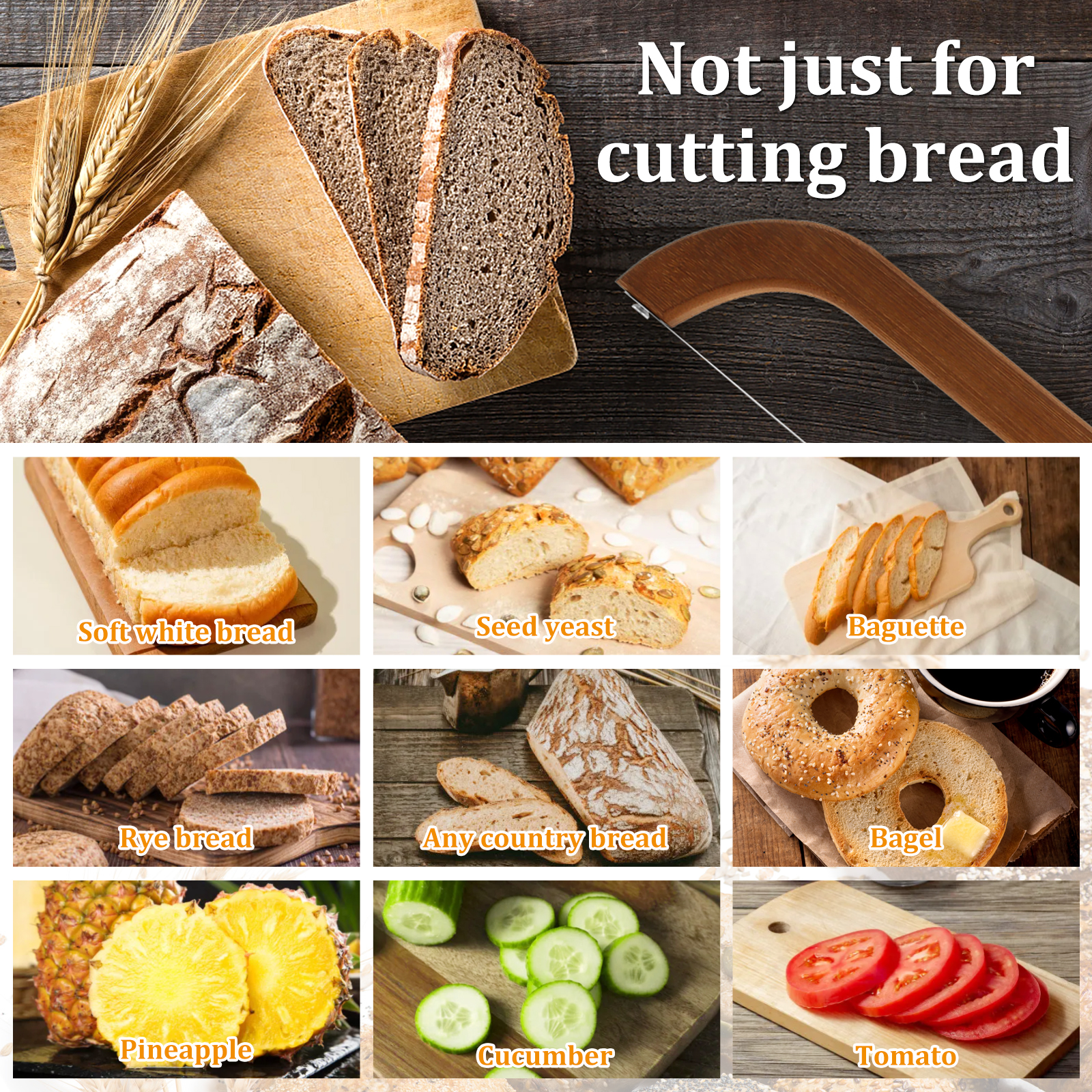 Bread Bow Cutter Serrated Bage - Commercial Bread Slicer incelemesi ve fiyatı